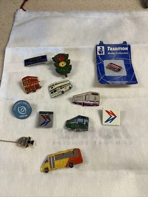 £29.99 • Buy Collection Of Bus Coach Badges Crosville National Express First London Bus
