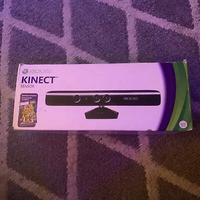 Microsoft Xbox 360 Black Kinect Sensor Bar 1414 In Original Box No Game • $24.99