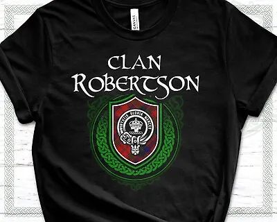 Scottish Clan Robertson Surname Scotland Tartan And Clan Badge • $24