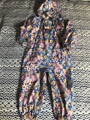 £10 • Buy Girls Jojo Maman Bebe Splish Splash Rain Suit 18-24 Months