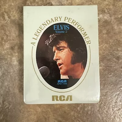 Vintage ELVIS A LEGENDARY PERFORMER Vol 2-8-Track SEALED RCA  1973 • $10.99