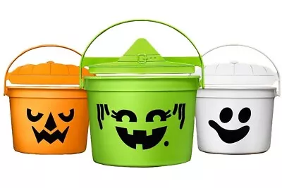 2022 McDONALD'S Halloween Bucket Pail Classic Boo Buckets HAPPY MEAL TOYS Or Set • $15