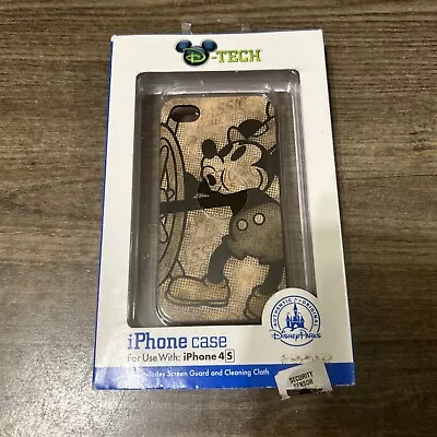 AUTHENTIC DISNEY PARKS D-TECH MICKEY MOUSE IPHONE 4s CASE • $13.97