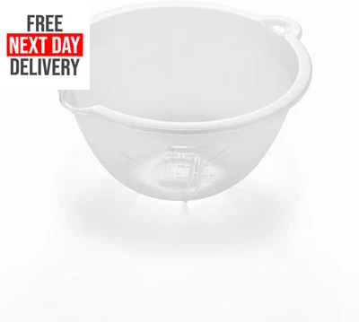 £2.99 • Buy Small Plastic Mixing Bowl, Transparent, 700 Ml