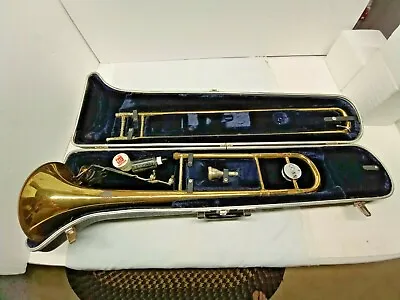 Vintage CONN TROMBONE DIRECTOR 806414 OLDS 12C MOUTHPIECE CASE EXTRAS   • $50