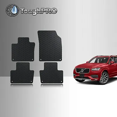 ToughPRO Floor Mats Black For Volvo XC90 All Weather Custom Fit 2016-2024 • $69.95