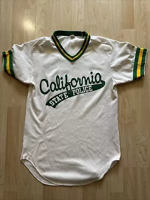 80s 90s Vintage Wilson Jersey California State Police Rare Athletic Oakland A’s • $20