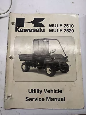 Kawasaki Mule 2510 2520 Kaf620a/b Service Manual Utv Utility Vehicle 1993 Repair • $84.99