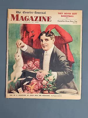 Magic Vintage Magazine With Magic Cover And Photos Of Posters 11  X 13  • $18.85