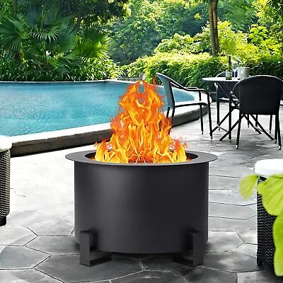 Smokeless Fire Pit Outdoor Wood Burning Large Portable Stove Bonfirefor Outside • $59.99