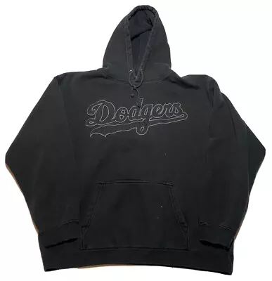 Vtg LA Los Angeles Dodgers Hoodie Sweatshirt Size Large H6￼ • $35