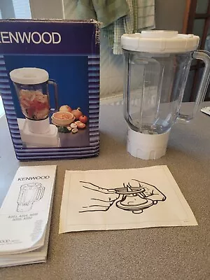 Kenwood Chef A989 Liquidiser White With Clear Acrylic Goblet Fully Restored • £30