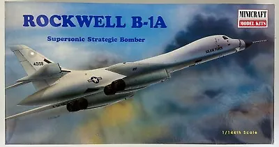 Rockwell B-1A Supersonic Strategic Bomber 1:144 Minicraft 11606 NEW Open Box • $14.42