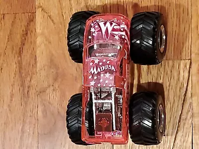 Clear Pink X-RAYS MADUSA HOT WHEELS 2012 MONSTER JAM TRUCK 1:64 • $31.99