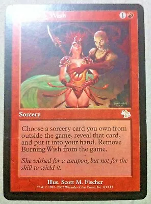 Burning Wish - Judgment - Magic: The Gathering - MTG • $8.32