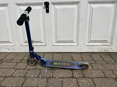 Micro Maxi Micro Blue Scooter  - Age 5 To 12 • £15