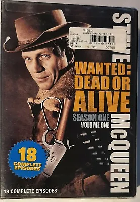 Steve McQueen: Wanted Dead Or Alive Season 1 18 Episodes Brand New Sealed DVD  • $12.99