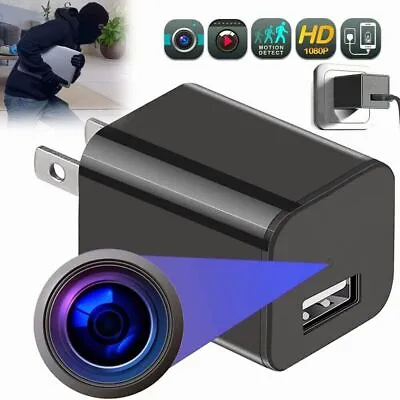 Mini Spy Camera Security Nanny Cam Hidden Motion Detection 1080P HD Night Vision • $14.98