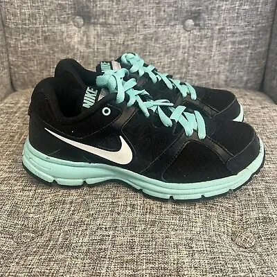 Nike Air Relentless 2 Black Turquoise Running Shoes Womens Size 7.5 512083-003 • $32.99