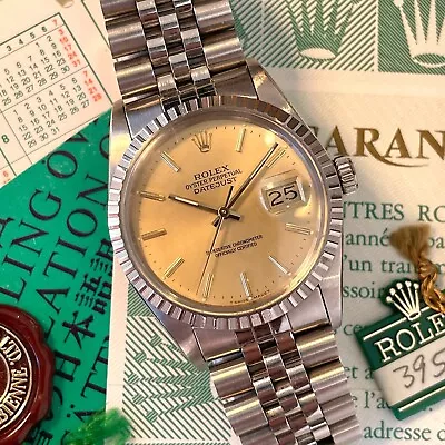 Rolex 16030 Champagne Dial 1988 Unpolished Complete Collector’s Set • $7399