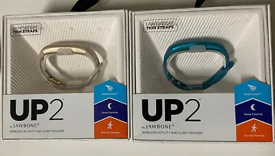 🔰 JAWBONE UP2 Wireless Activity Sleep Tracker Gray Silver/teal 👉set Of Two👈🆕 • $22.99
