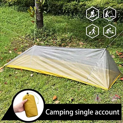 Ultralight Single Person Camping Tent Lightweight Bivy Tent For Camping Hiking • $32.38