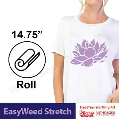 Siser Easyweed Stretch Heat Transfer Vinyl For T-Shirts 15  Roll *Length Options • $12.99