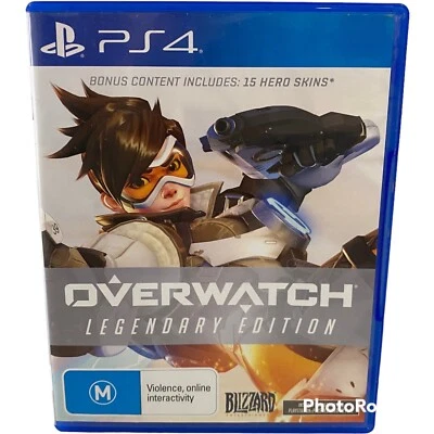 $29.99 • Buy Overwatch Legendary Edition PS4 Playstation 4 Game Bonus Content 15 Hero Skins