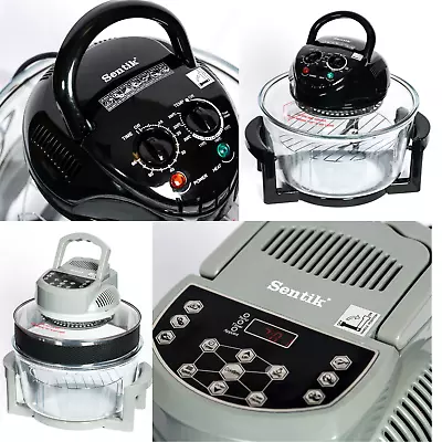 1300W Air Fryer Halogen Convection Oven Electric Multi Function Cooker 12L / 17L • £29.99