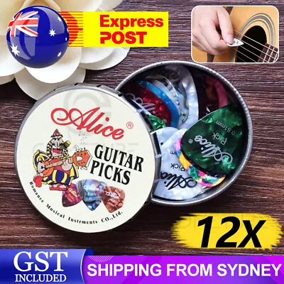 $5.95 • Buy Alice Guitar Picks Thick Thin ABS Plectrum Multicolour Acoustic Electric Bass