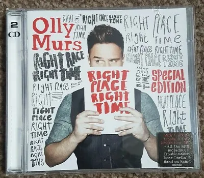 Olly Murs:Right Place Right Time CD Special Edition Album With DVD 2 Discs(2013) • £2.99