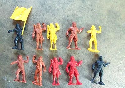 Group Of 10 Original  MPC Ring Hand Pirates And A Flag • $9