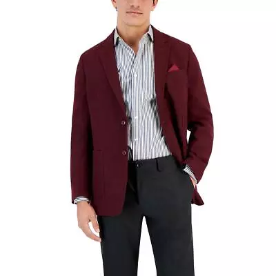 Vince Camuto Mens Purple Twill Slim Fit Sportcoat Jacket 38S BHFO 9318 • $25.99