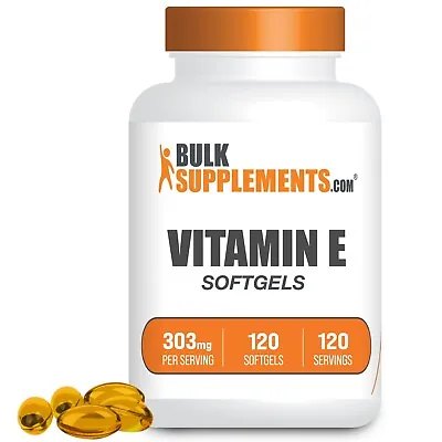 BulkSupplements Vitamin E (400 IU) Softgels - Supports The Immune System • $16.96