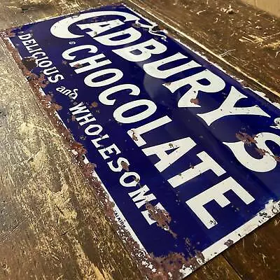 Cadburys Chocolate Purple Metal Tin Sign • £5.99