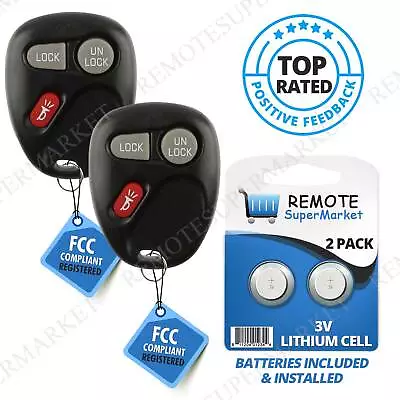 Replacement For GMC Sierra Sonoma Yukon Remote Car Keyless Entry Key Fob Pair • $13.45