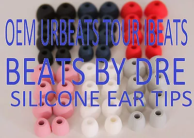 OEM Silicone Ear Tips For Beats By Dre Beats X Urbeats Tour BeatsX -Many Colors • $9.95