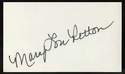 Mary Lou Retton Signed Autograph 3x5 Card Olympic Champion Beckett Authentic • $46.80