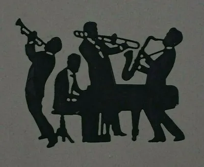 Jazz Swing Band Metal Cutting Die Piano Male Card Making Crafts DIY Craft SP • £4.07