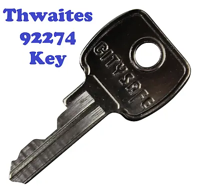 £8 • Buy Thwaites 92274 Key Dumper Truck Key Excavator Key L&F 92274 Key Number 