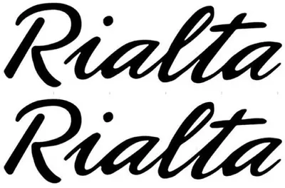 2 Rv Winnebago Rialta Rv Trailer Camper Decals Graphics • $28.99