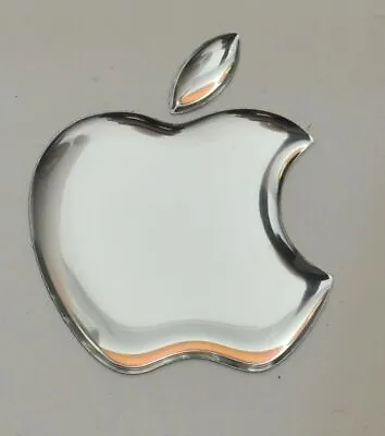 1pcs X Apple Sticker 3D Domed Apple Logo Decals For MacBook • $8.59