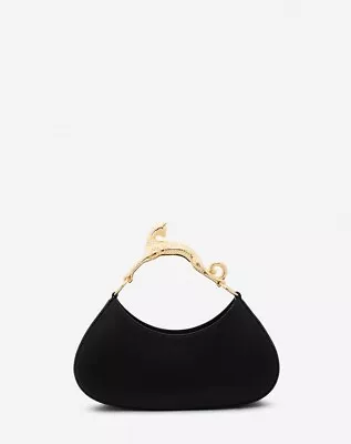 Lanvin Hobo Cat Bolide Black Leather Bag New SS24 • £1485.02