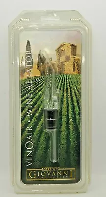 Cork Pops Giovanni Collection Vinoair Wine Aerator NIP NEW • $10