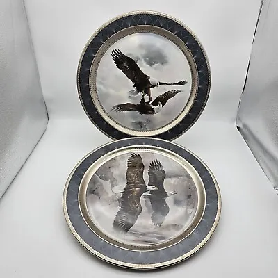 Wings Of Freedom Plate Set American Bald Eagle Mario F Fernandez Numbered 1986  • $350