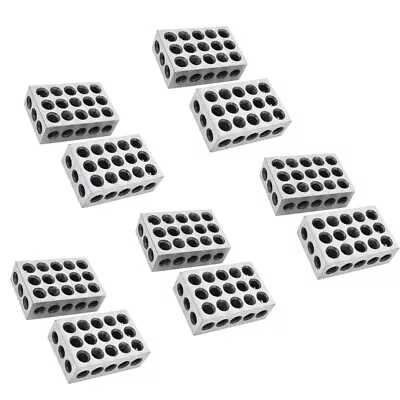 Lablt 1-2-3 Blocks 23 Holes .0002  Machinist 123 5 Matched Pairs Ultra Precision • $56.84