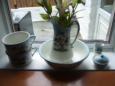 £125 • Buy Newport Pottery Stunning Wash Bowl Jug Complete Set