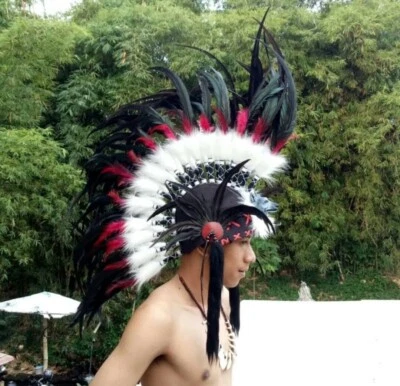 $55 • Buy Indian Hat Warbonnet Goose American Native Headress Punk Version
