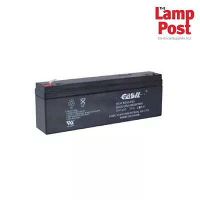 Casil CA1222 12v 2.2Ah 12 Volt SLA Burglar Intruder Fire Alarm Battery • £16.99