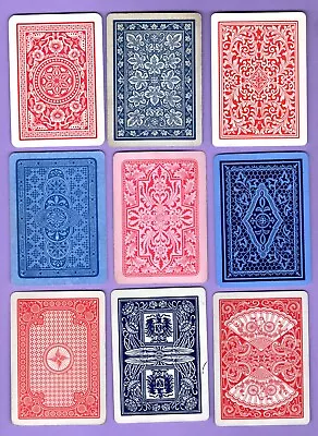 9 Single Swap Playing Cards WIDE DESIGNS SOME BICYCLES SOME VINTAGE ANTIQUE • $4.99